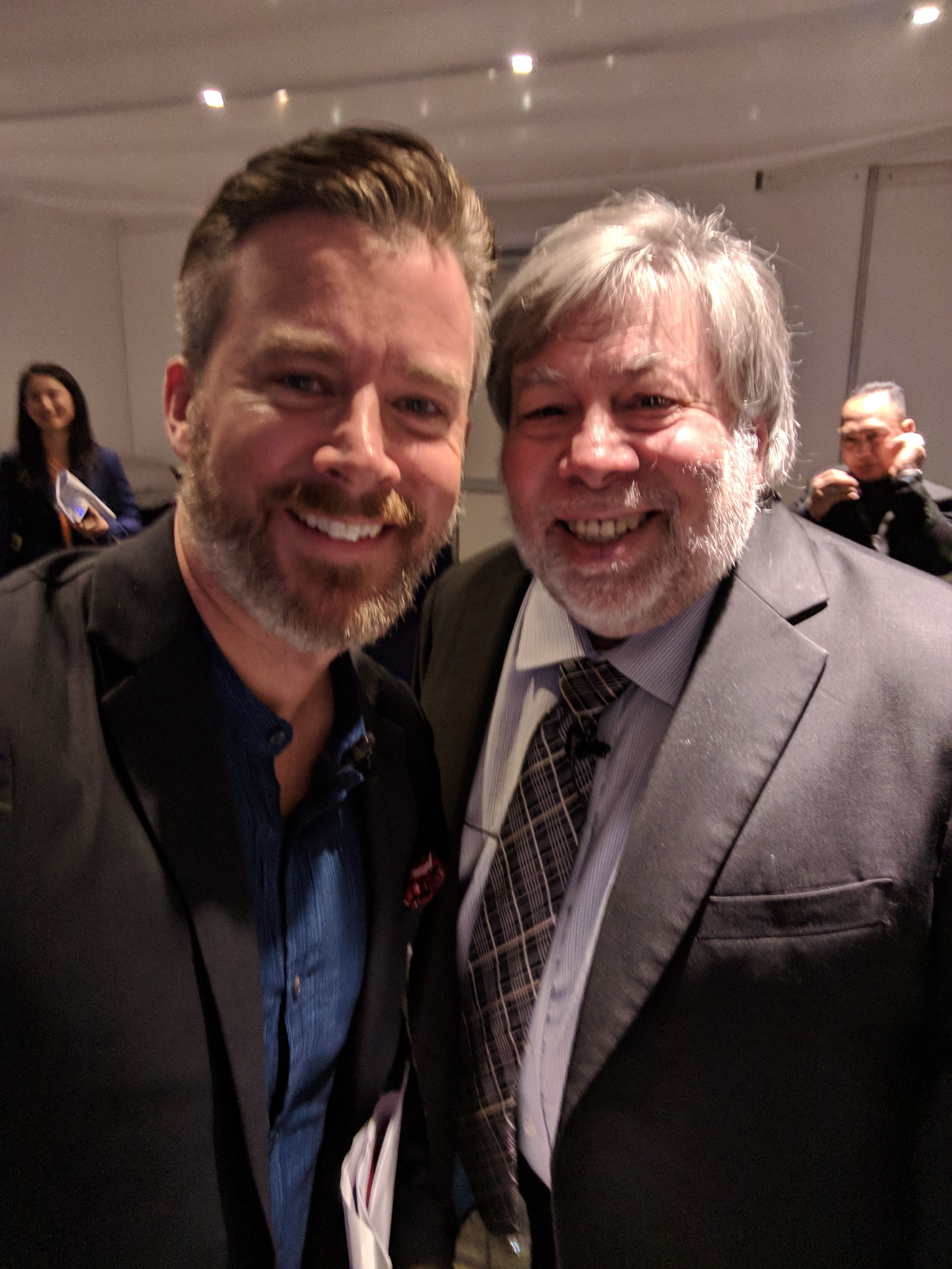 Daniel Sieberg with Steve Wozniak