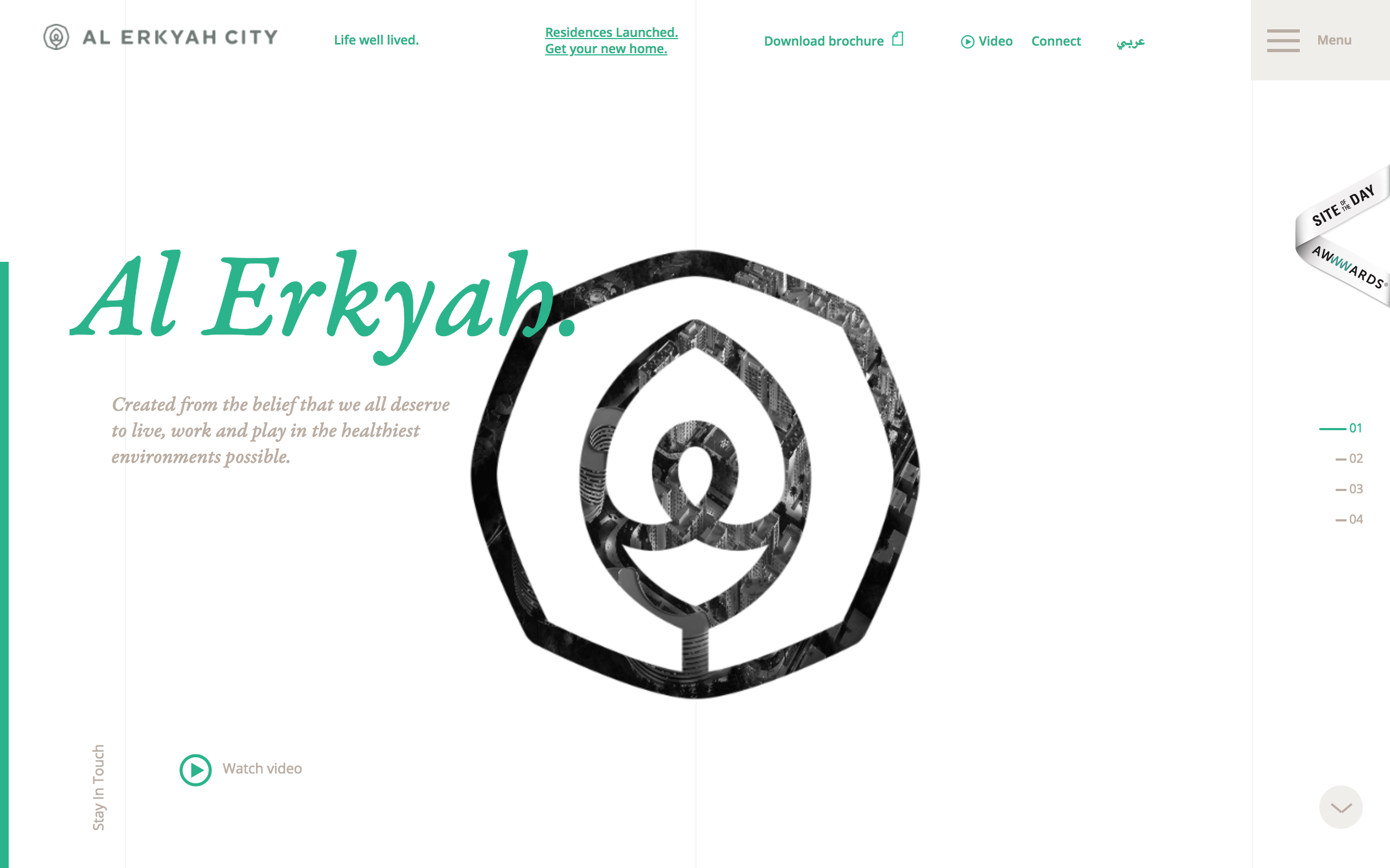 best architecture firm websites. al erkyah city