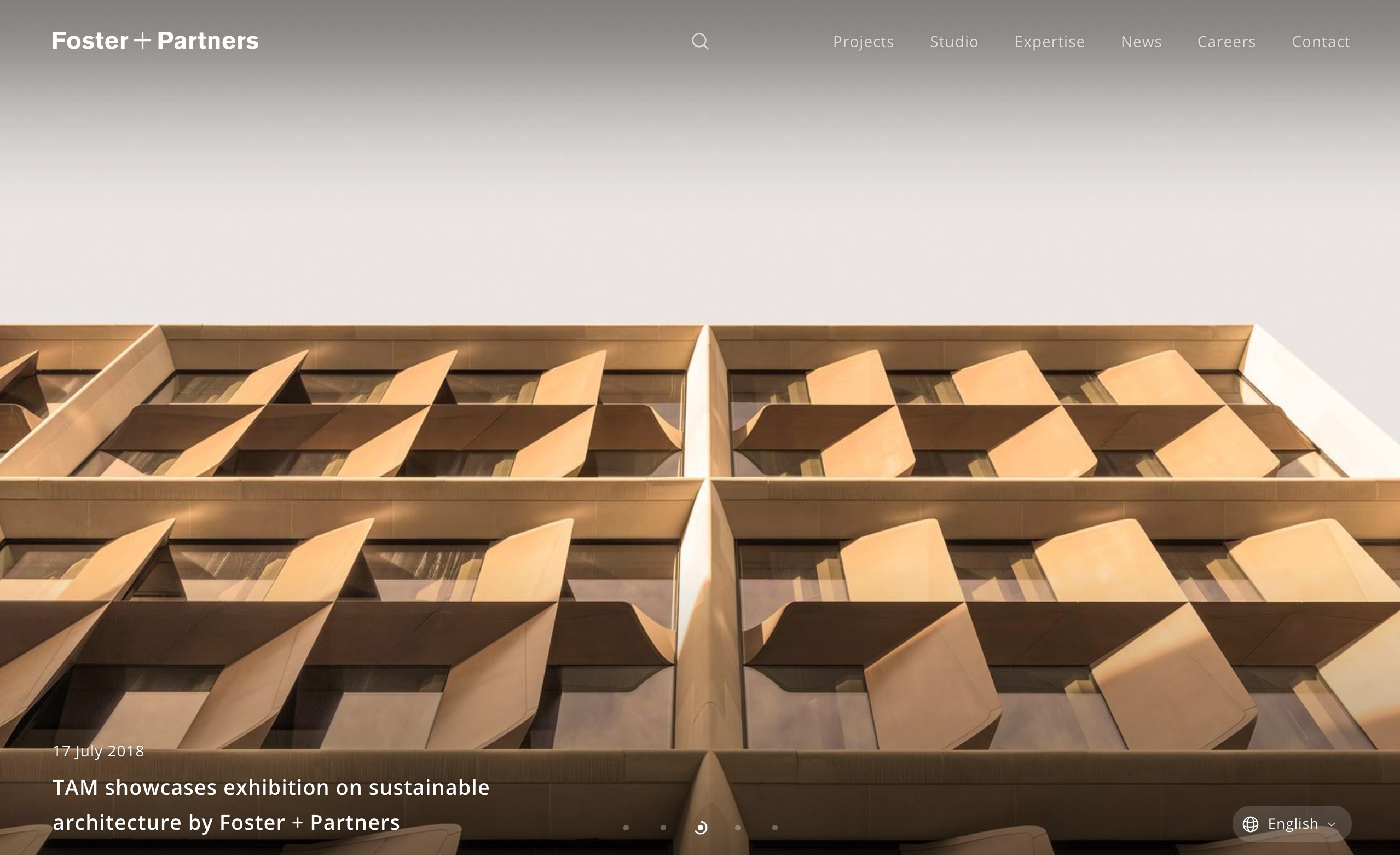 best architecture firm websites. foster and partners