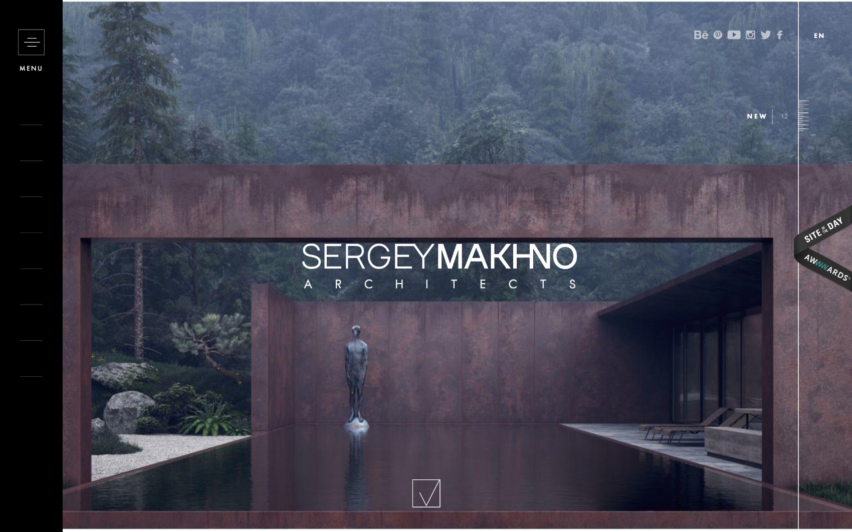 best architecture firm websites. makhno