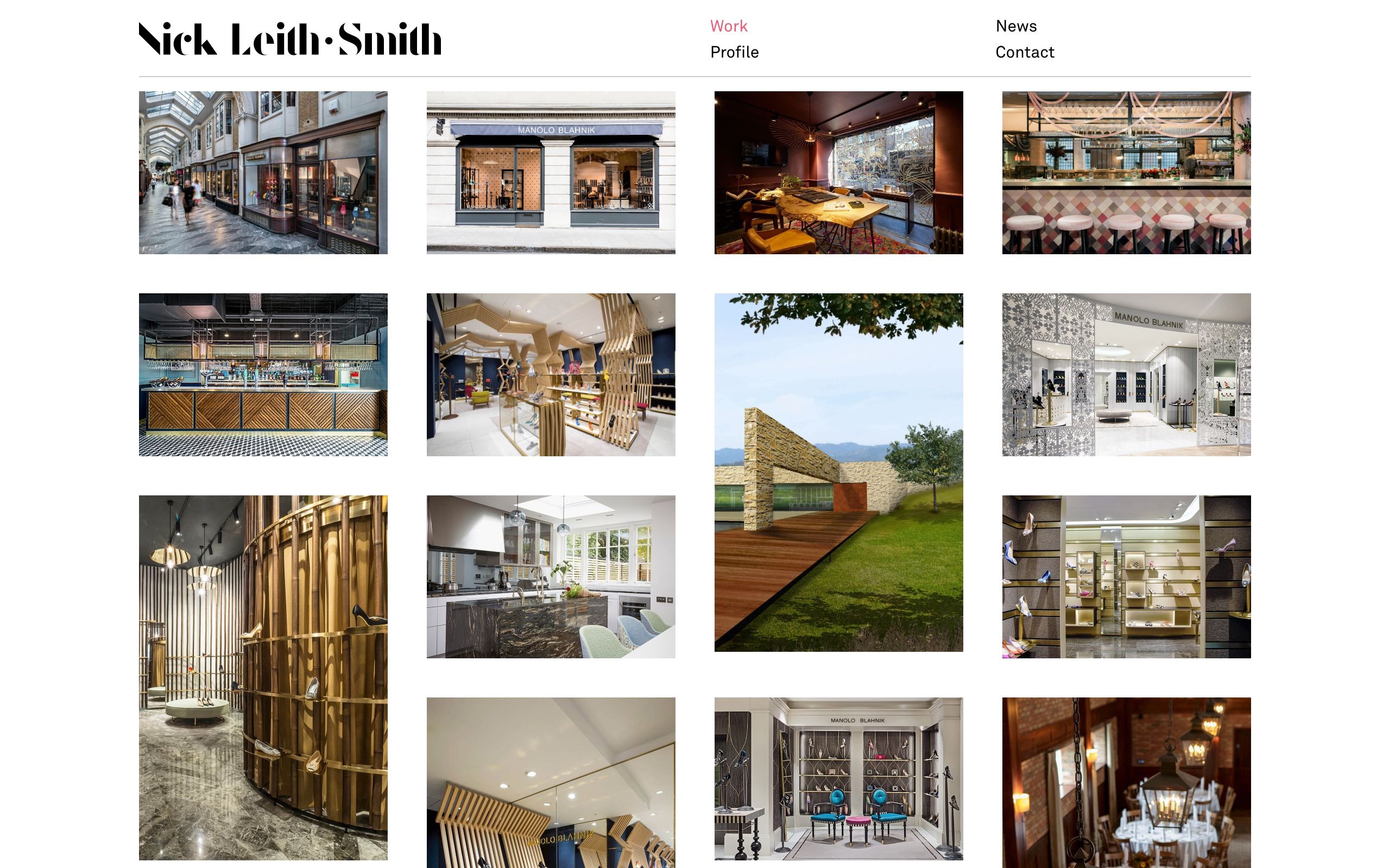 best architecture firm websites. nick leith smith