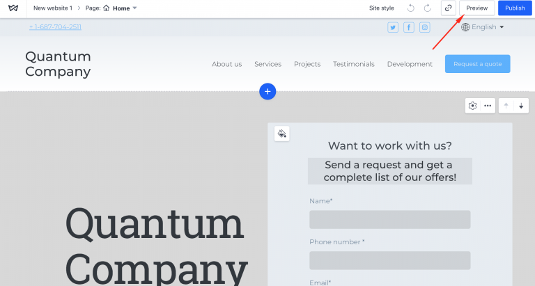 How to Preview a Website Before Publishing - Weblium Blog