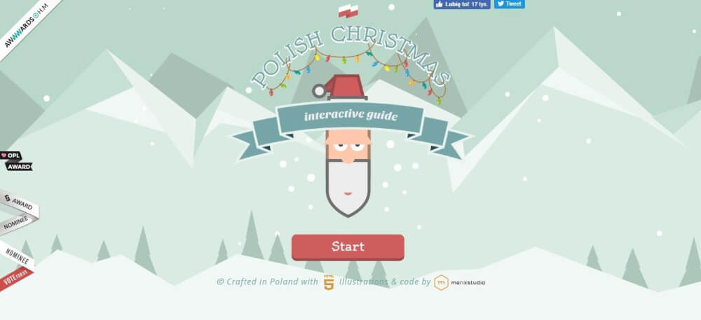 Polish Christmas guide website