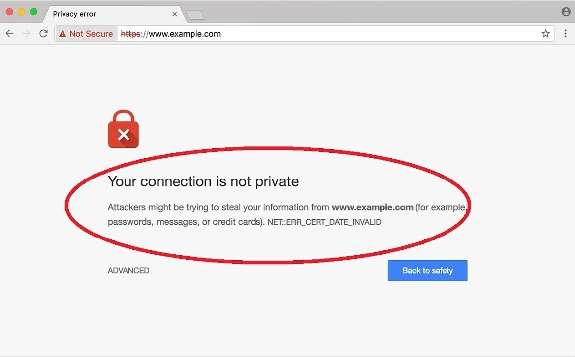 [Solved]: Your connection is not private - weblium blog