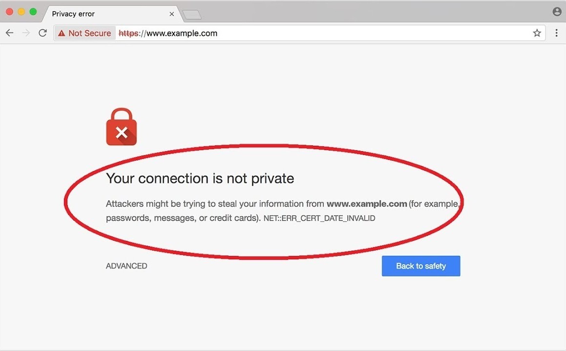 How to Fix the “Your Connection Is Not Private” Error in 2024