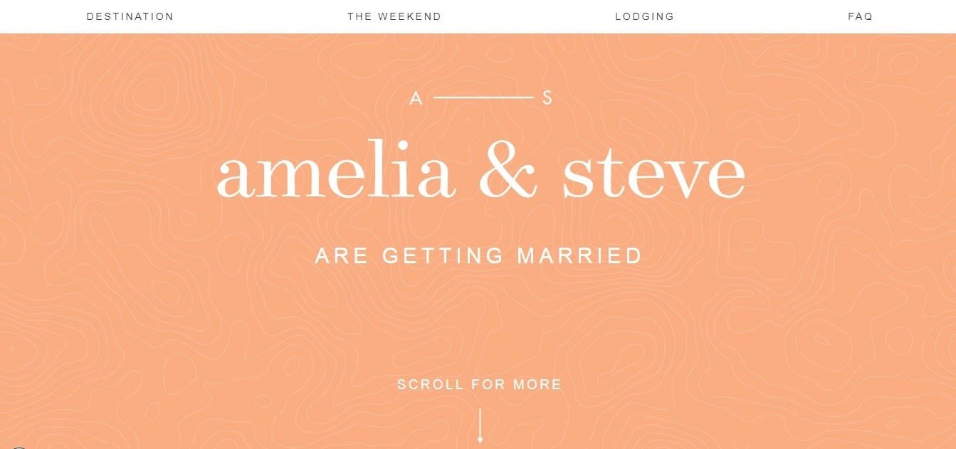 wedding website examples - weblium blog