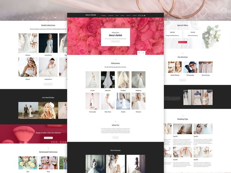 wedding website template