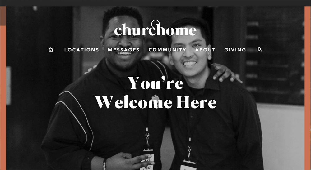church website examples