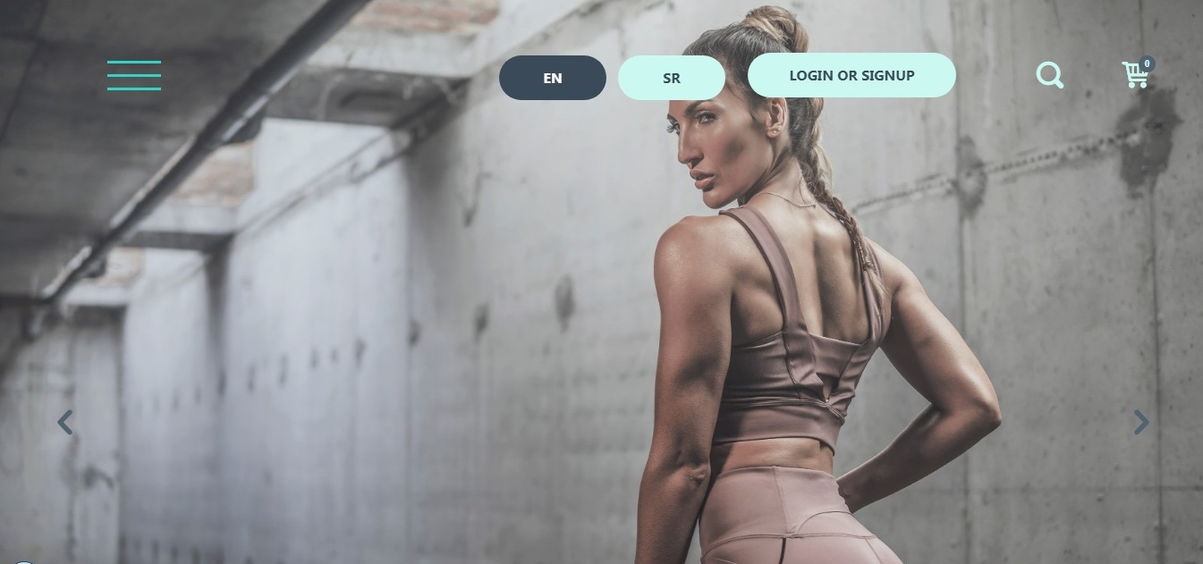 fitness website design examples - weblium blog 