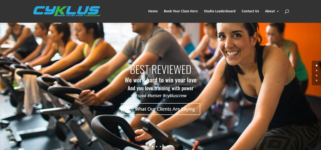 fitness website design - weblium blog