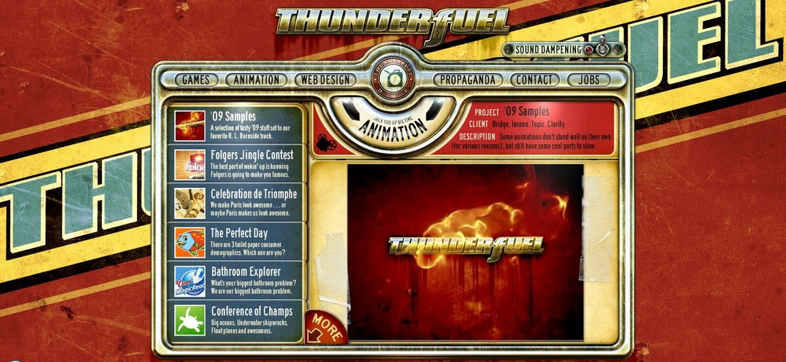 ThunderFuel retro design examples