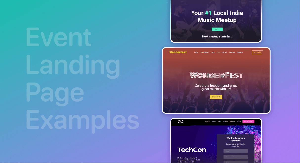 10 Event Landing Page Examples