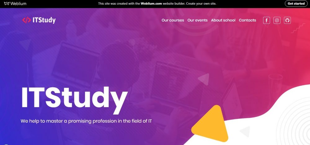 IT Study (free Weblium template) - weblium