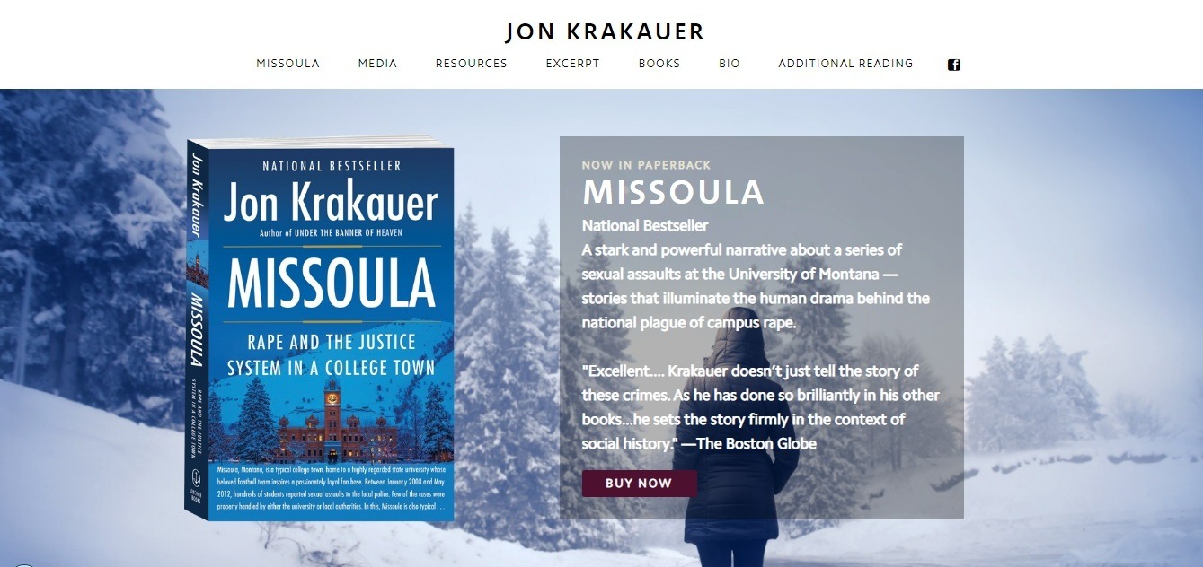 Jon Krakauer winter background