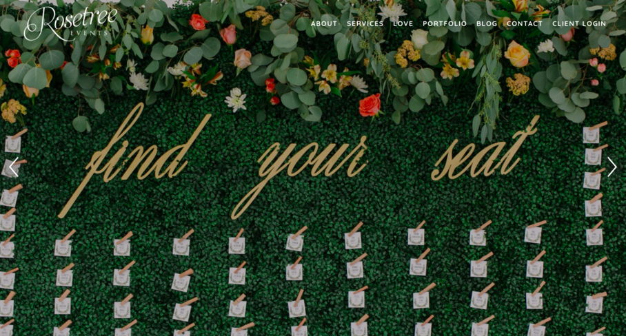 Wedding Planner Website – Patterns & Emotions