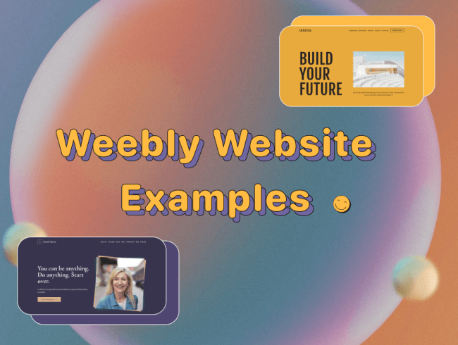 Weebly Website Examples in 2025