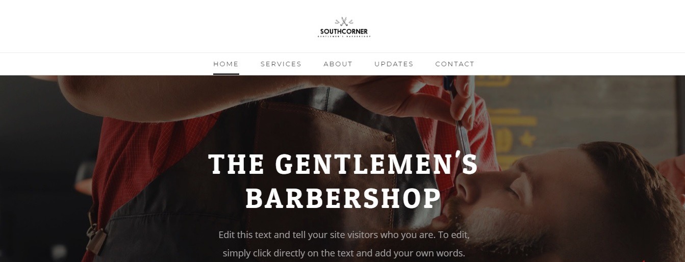  Weebly barbershop website template