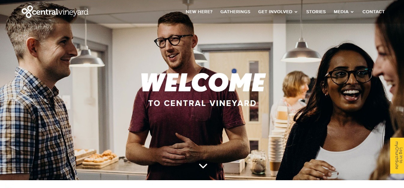  Central Vineyard Weebly church website example