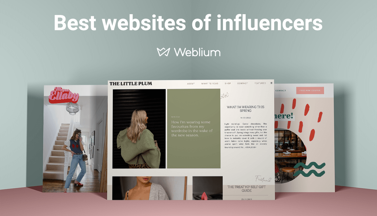 Top 8 Personal Websites of Influencers