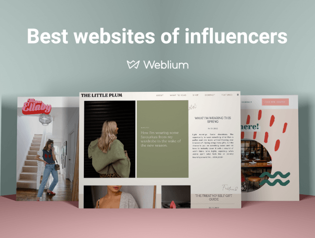 Top 8 Personal Websites of Influencers