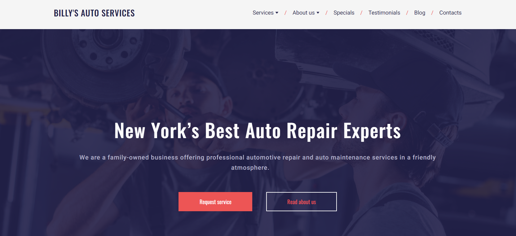 car website design