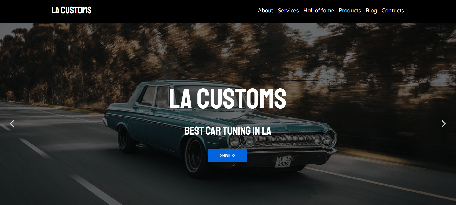 car website template