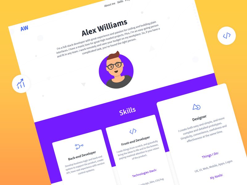 Human Resources Website Template - Weblium