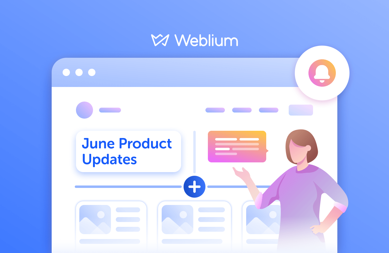 Weblium June product updates