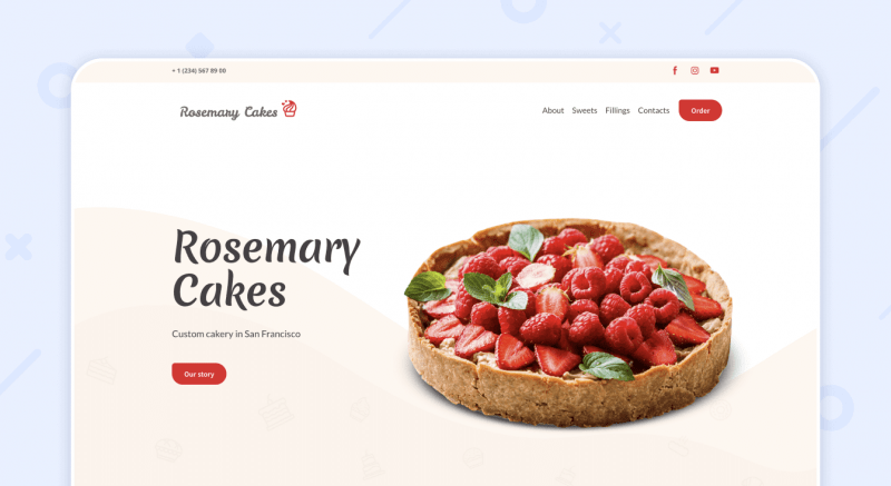 Cakery Website Template