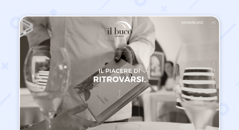 Il Buco website restaurant