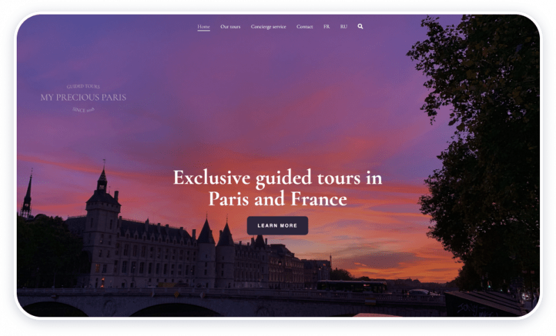 Tourism Websites My Precious Paris