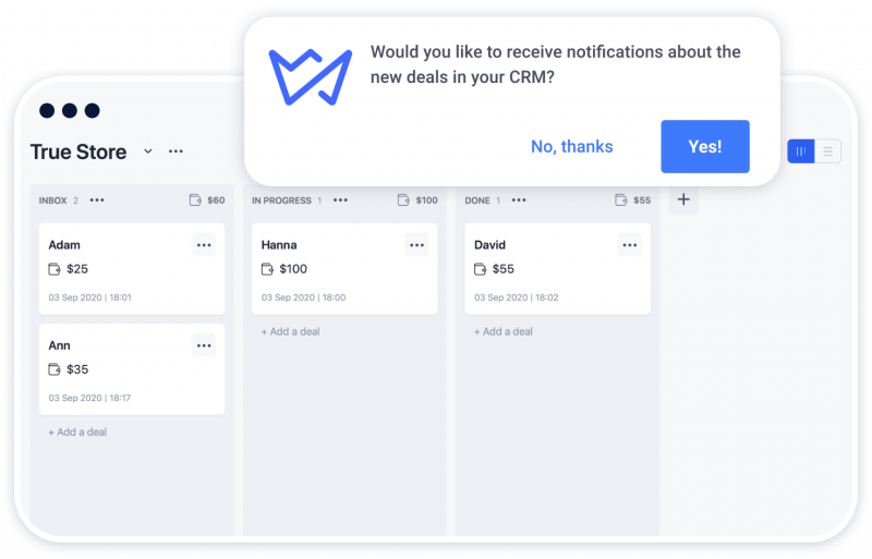CRM Notifications