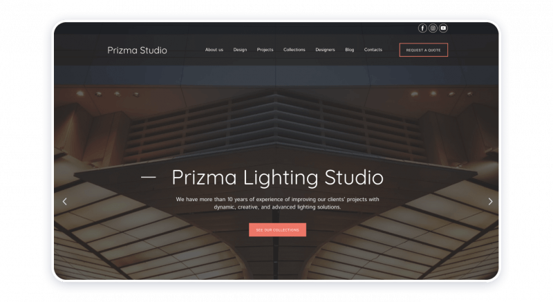 Lightning Design Studio Website Template