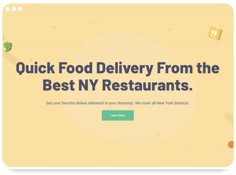 Food Delivery Template