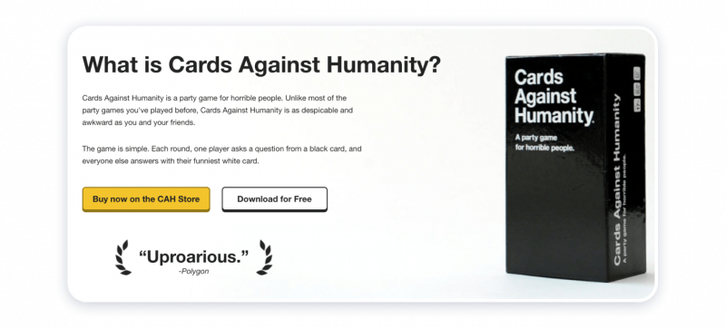 D2C Cards Against Humanity