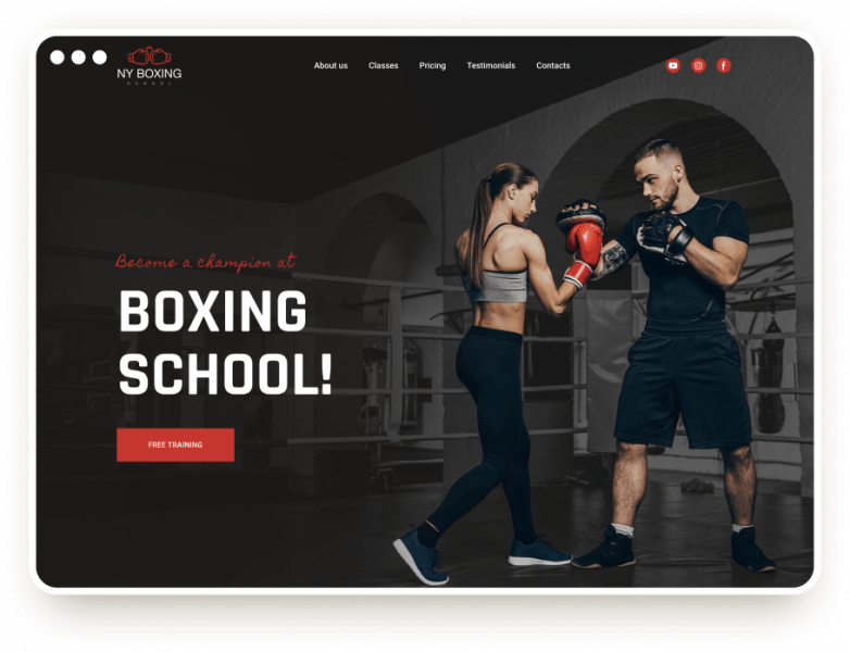 Template Boxing Club 
