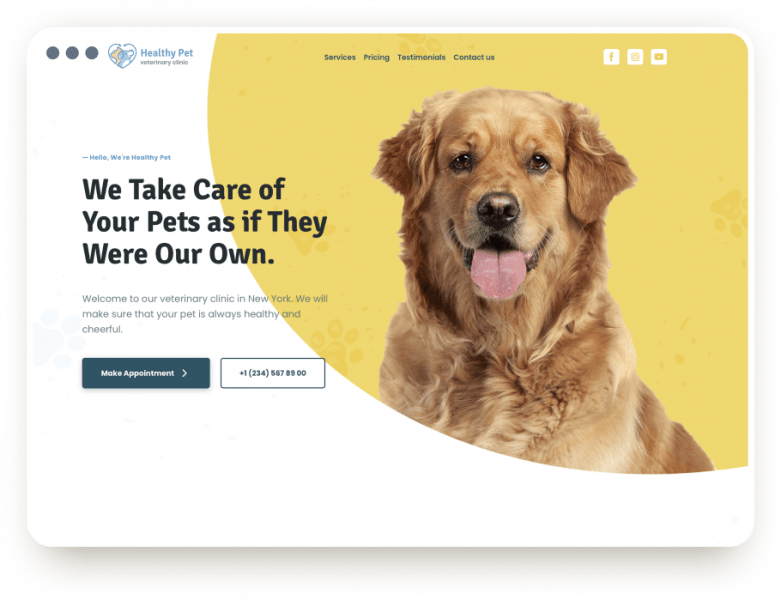 Template Veterinary Clinic