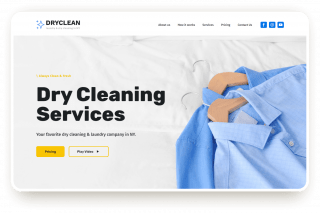 dry cleaning template