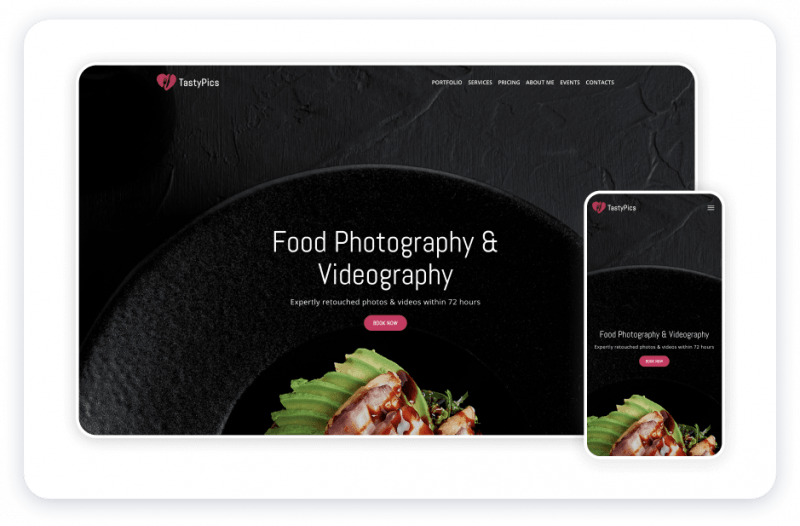 Weblium website template