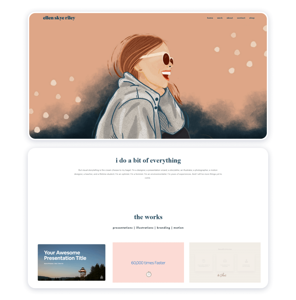 Top 15+ Personal Website Examples for Your Inspiration - Weblium Blog