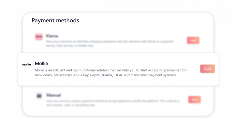 Mollie — a new payment method for stores