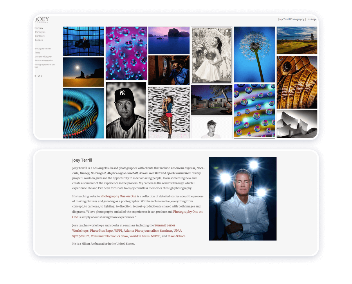 10+ Best Photography Portfolio Websites to Inspire You Weblium Blog