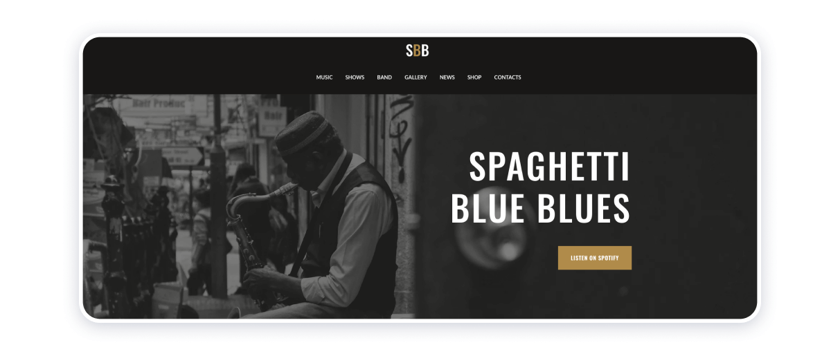 jazz musician website