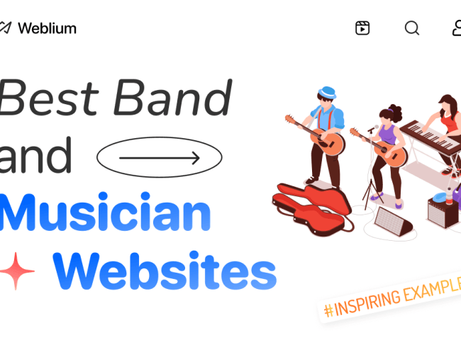 30+ Best Band and Musician Websites: Inspiring Examples