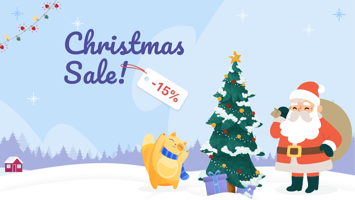 Christmas Sale on Weblium 🎄
