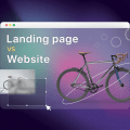 landing page vs website