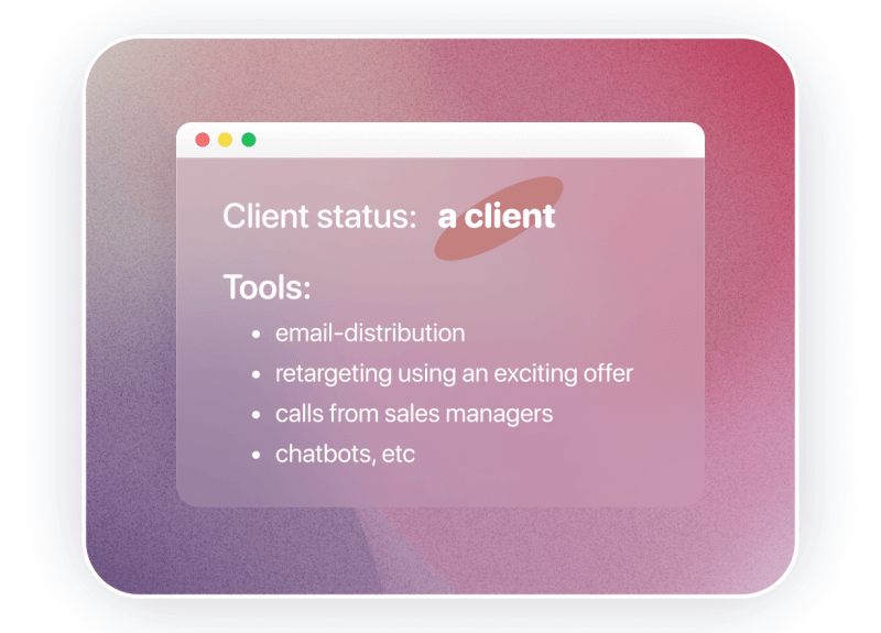 client status client