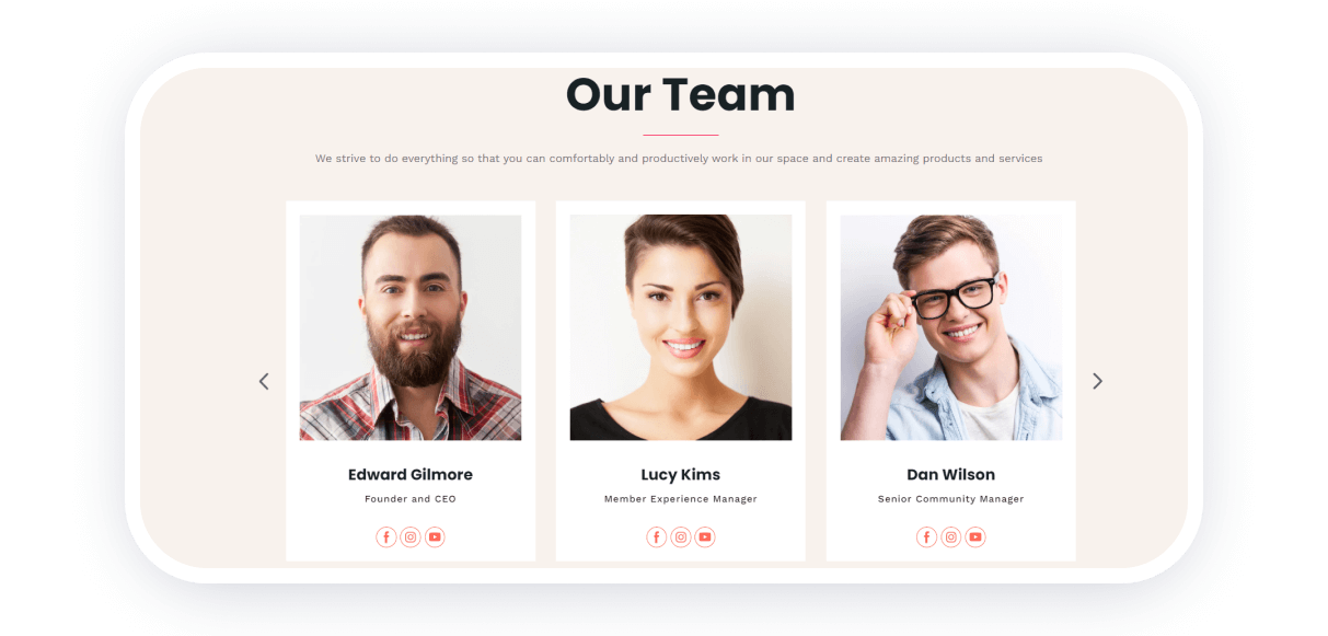 meet the team introduction examples