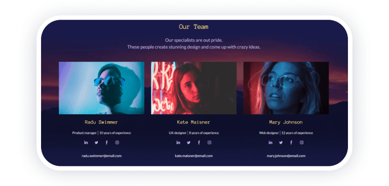 25+ Best Meet The Team Pages For Your Inspiration - Weblium Blog