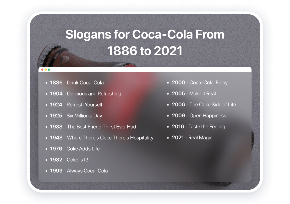 slogans for coca cola